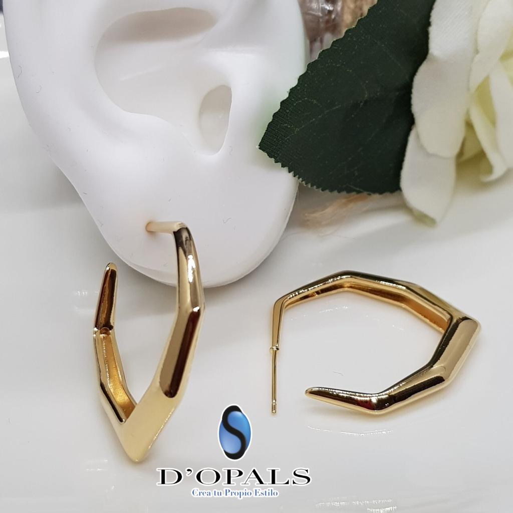 PATENTES ARGOLLAS ELECTROENCHAPADO 30MM