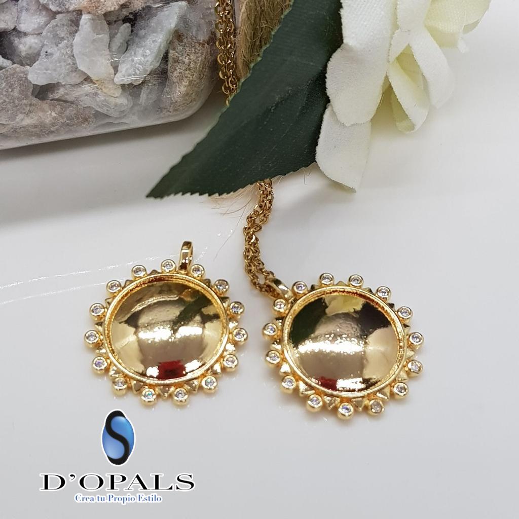 DIJE SOL ELECTROENCHAPADO 23MM