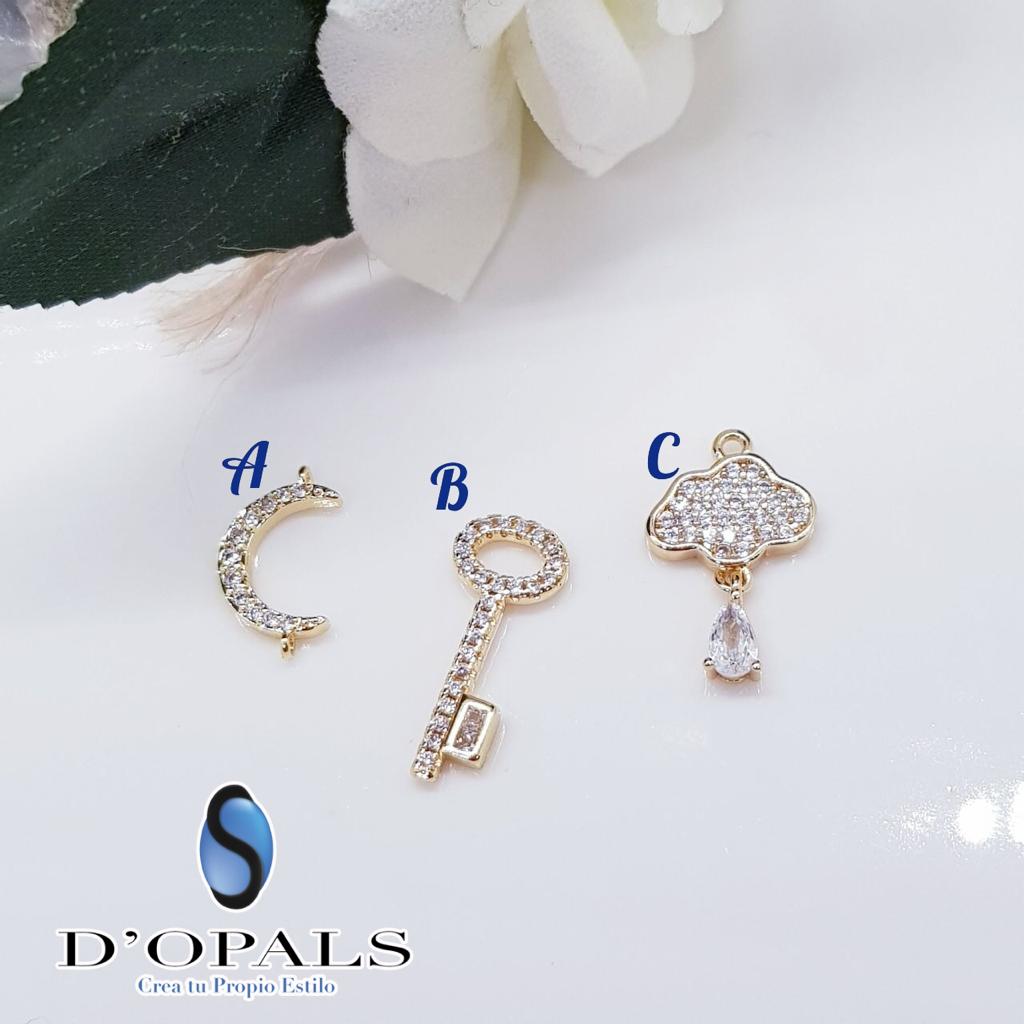 DIJE LLAVE ELECTROENCHAPADO 19MM