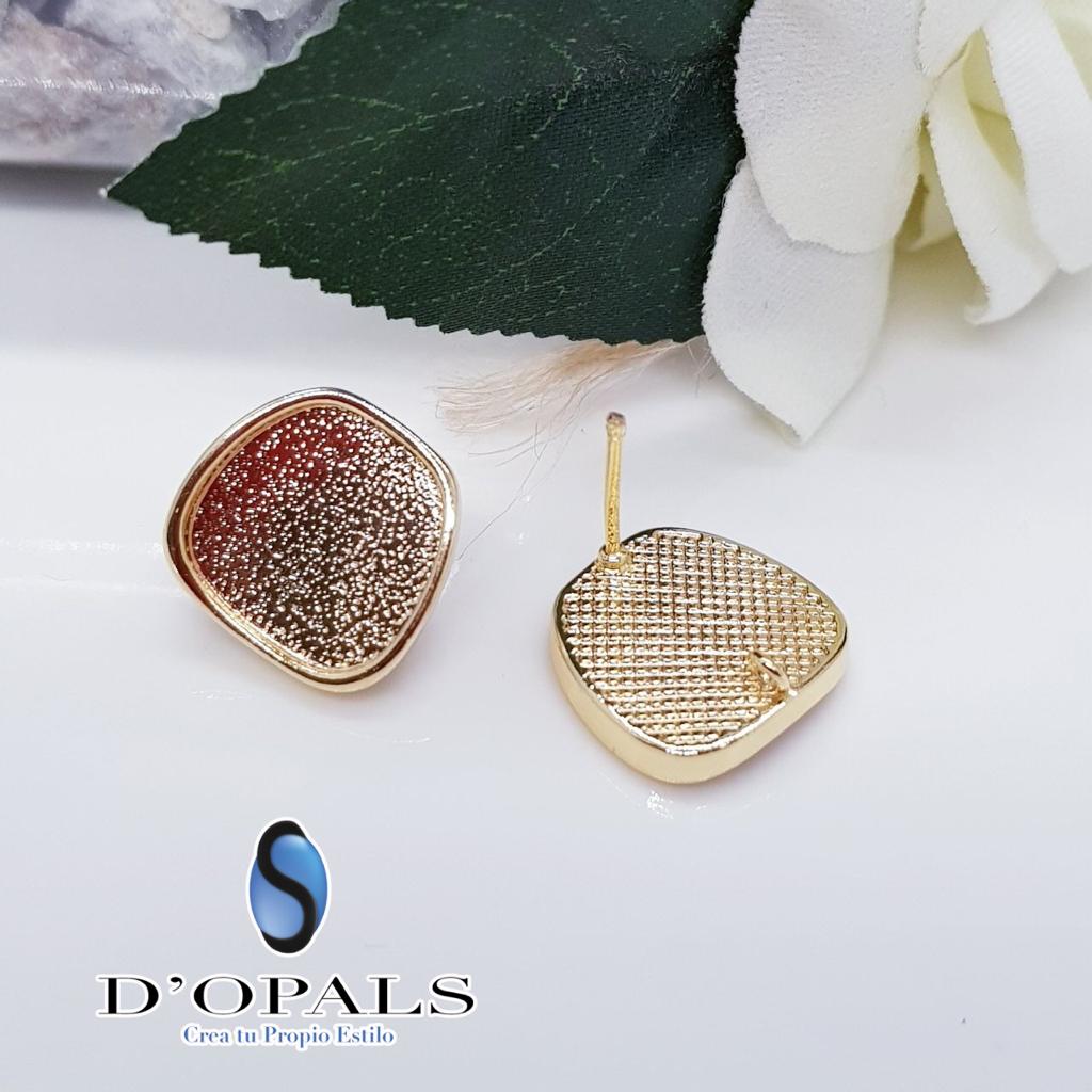 PATENTES CUADRADA ELECTROENCHAPADO 15MM