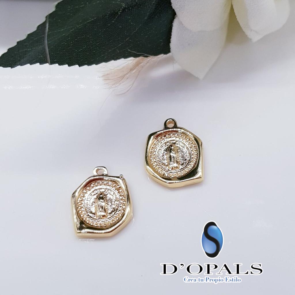 DIJE VIRGEN GUADALUPE ELECTROENCHAPADO 15MM