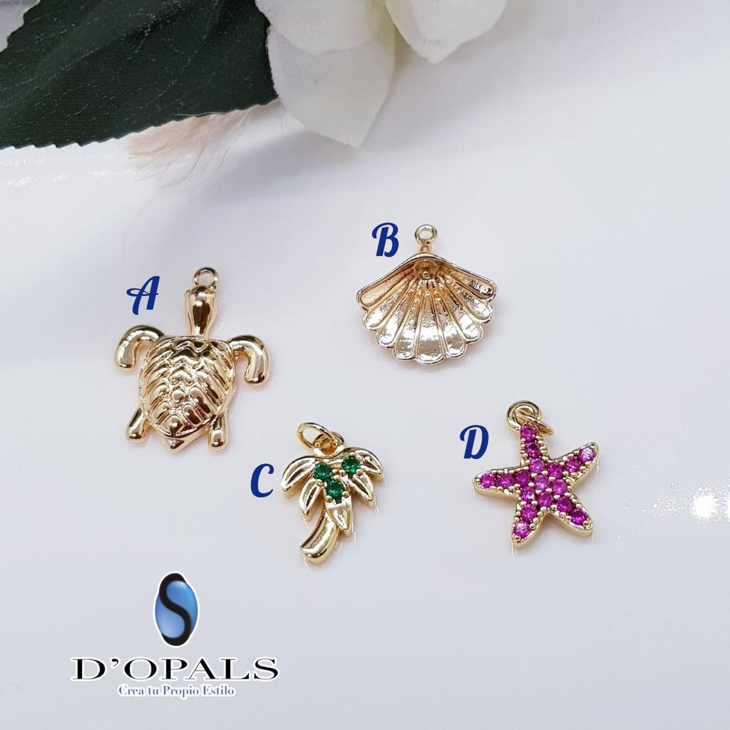 DIJE TORTUGA ELECTROENCHAPADO 17MM