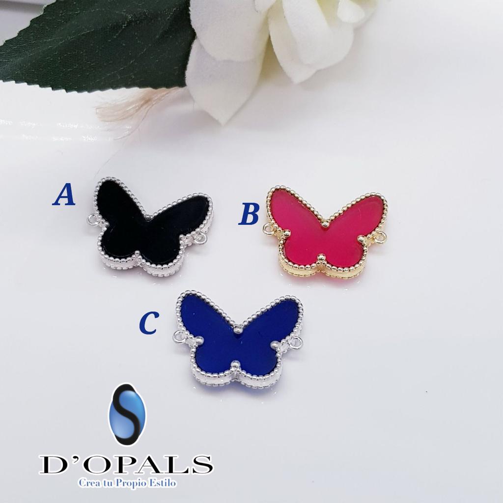 DIJE MARIPOSA ELECTROENCHAPADO 15MM