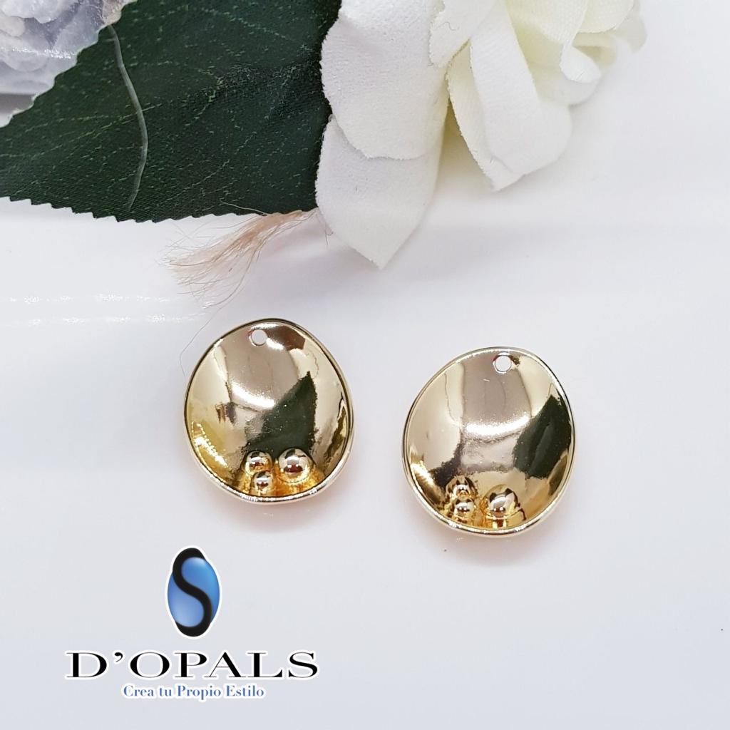 DIJE CONCHA ELECTROENCHAPADO 20MM