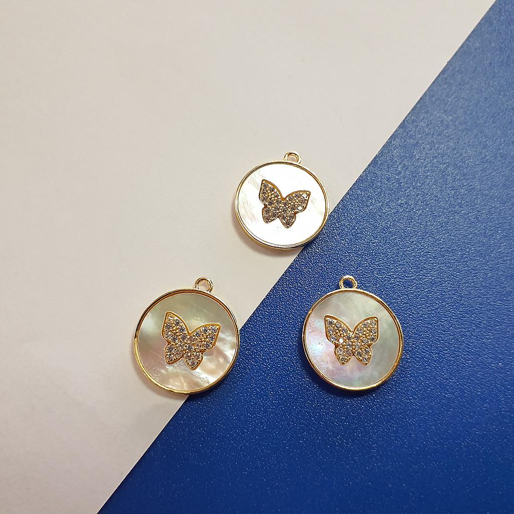 DIJE MARIPOSA ELECTROENCHAPADO