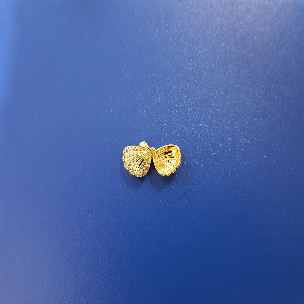 DIJE CONCHA ELECTROENCHAPADO