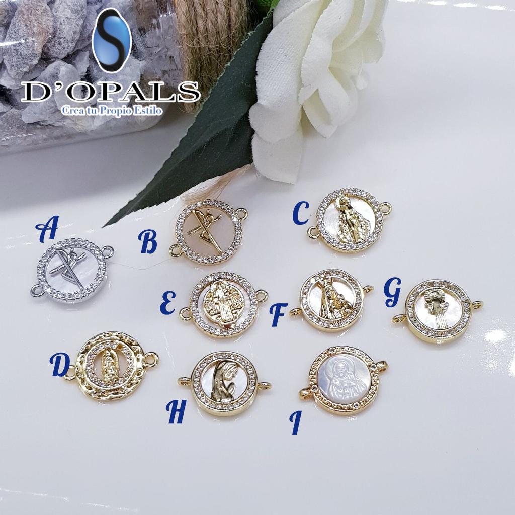 DIJE SAN BENITO E ELECTROENCHAPADO 13 MM