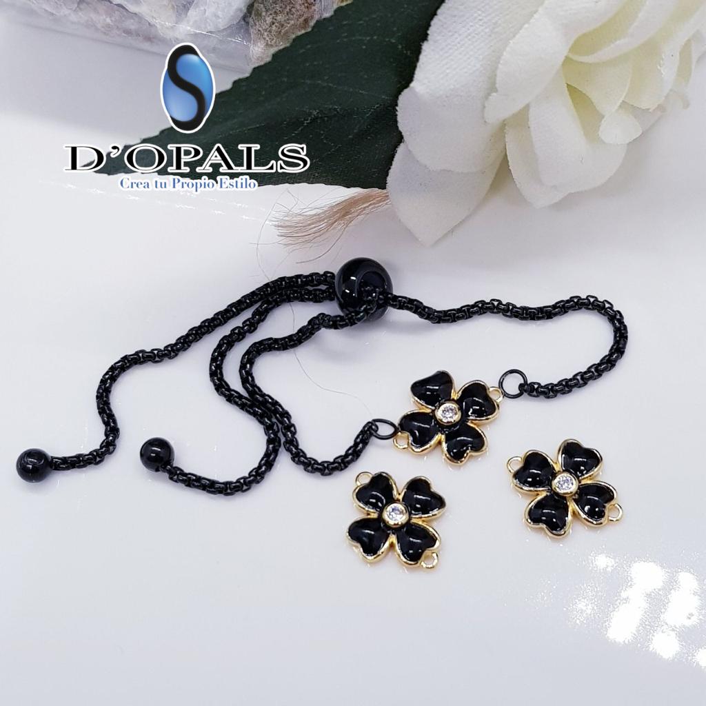 DIJE FLOR MICROZIRCONIA