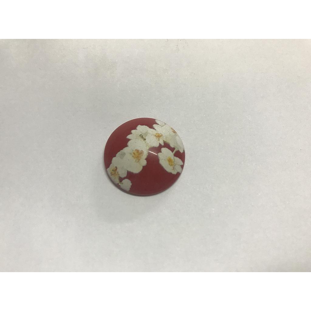 BASE CON FLORES PARA PEGAR 25MM