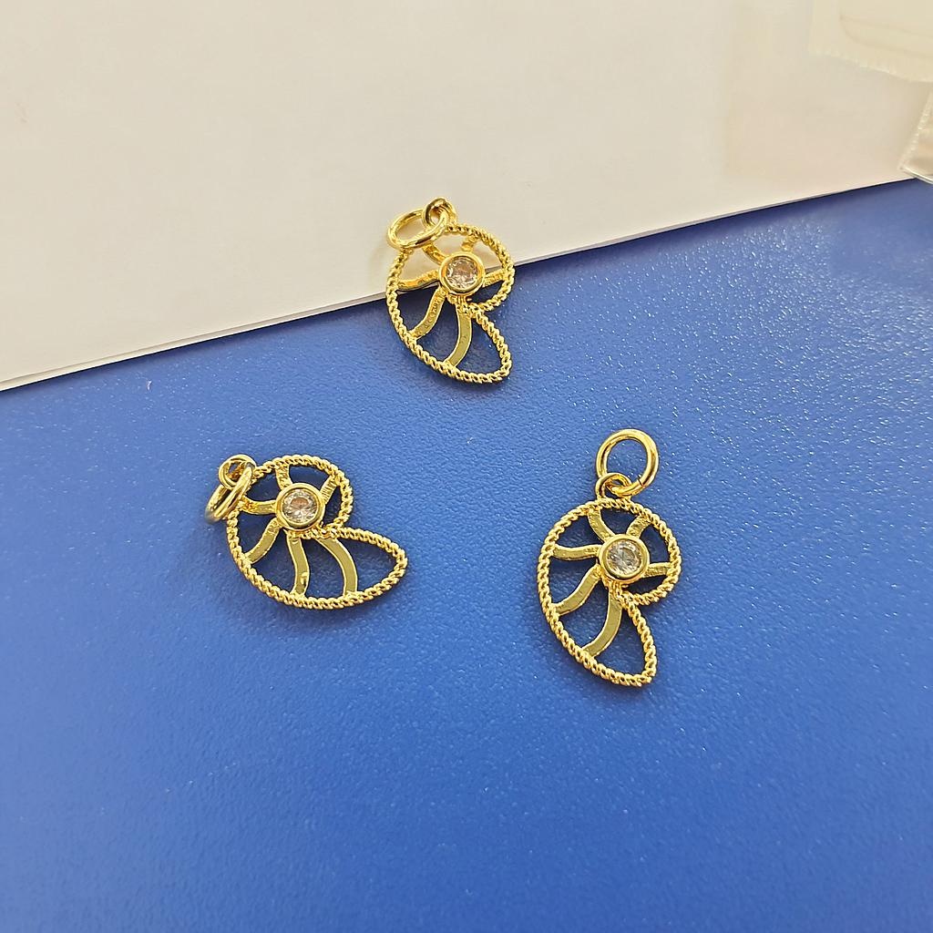 DIJE CARACOL DE MICROCIRCONIA