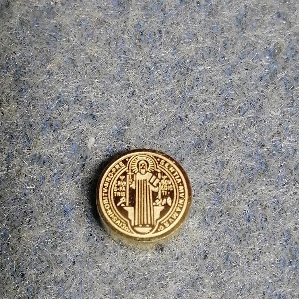 DIJE SAN BENITO ACERO 6MM