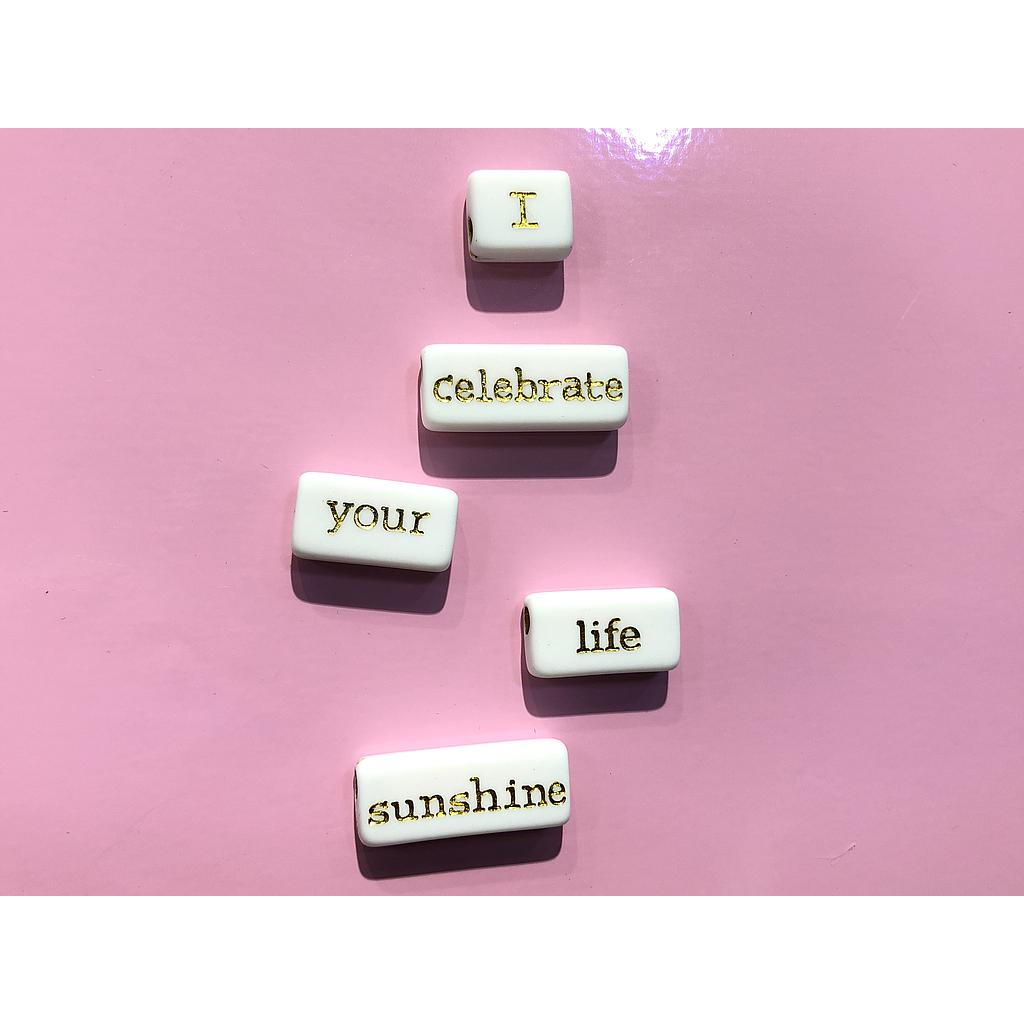 SEPARADOR ACRILICO RECTANGULAR 6PCS