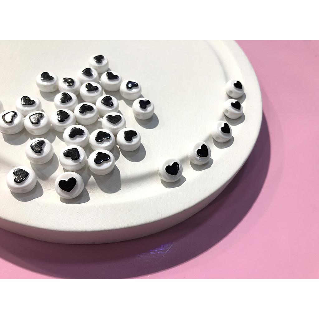 SEPARADOR ACRILICO CORAZON 10MM 500 GRMS.