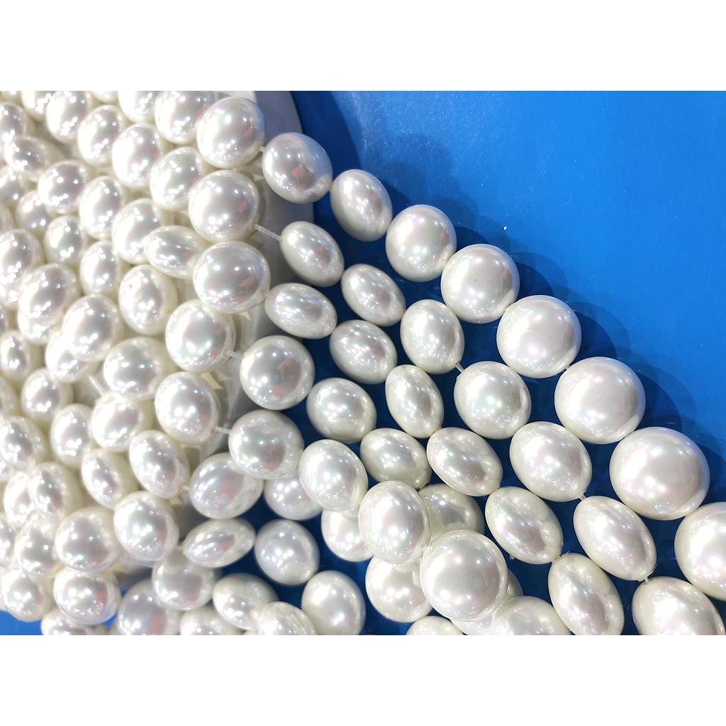 MADRE PERLA REDONDA 9X14MM