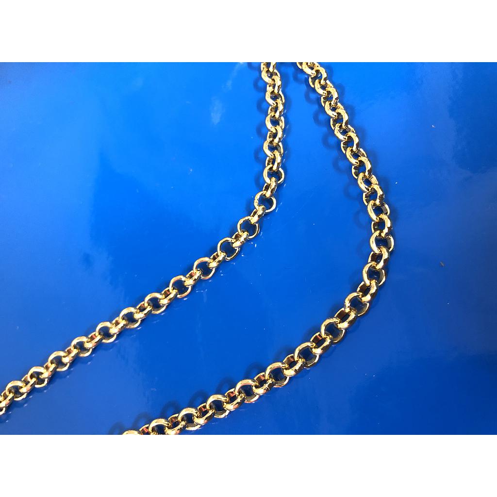 CADENA ALUMINIO DORADA PAQUETE 50M