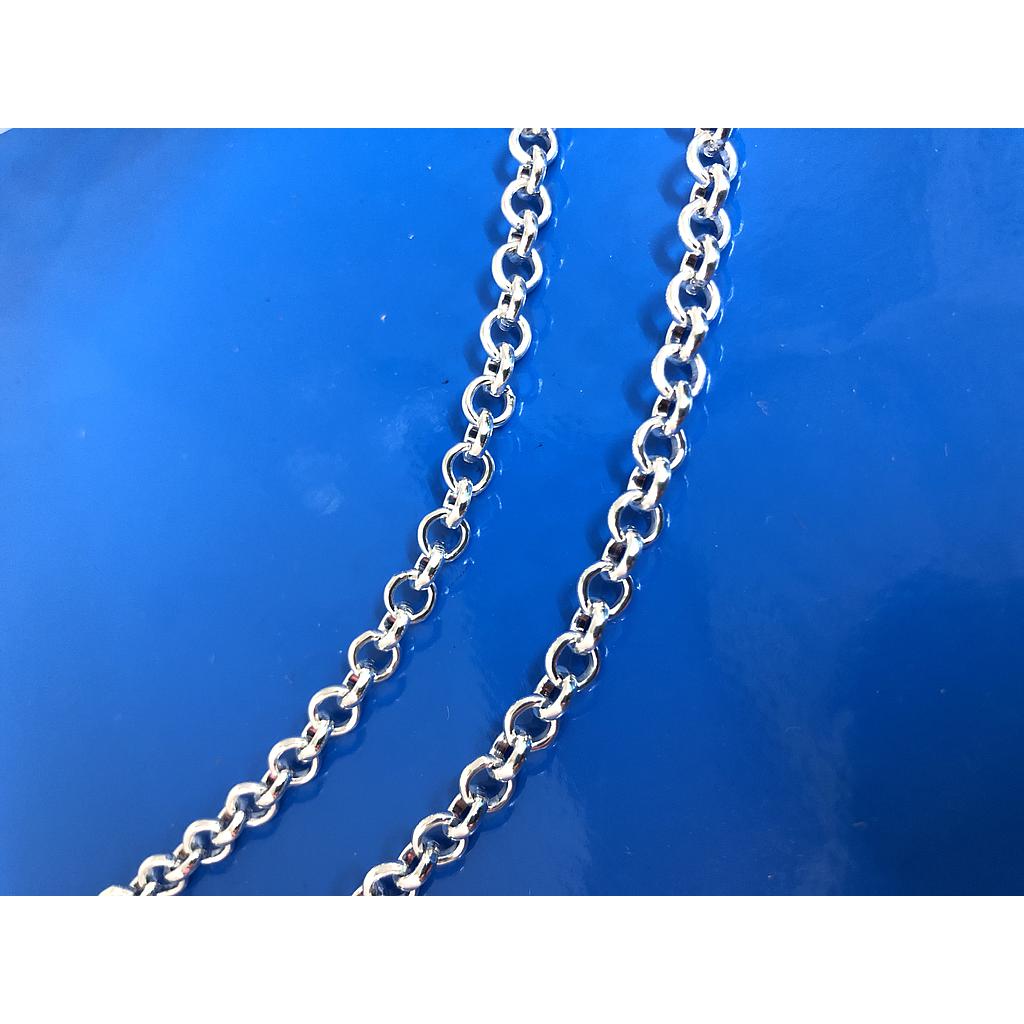 CADENA ALUMINIO PLATEADA PAQUETE 50M