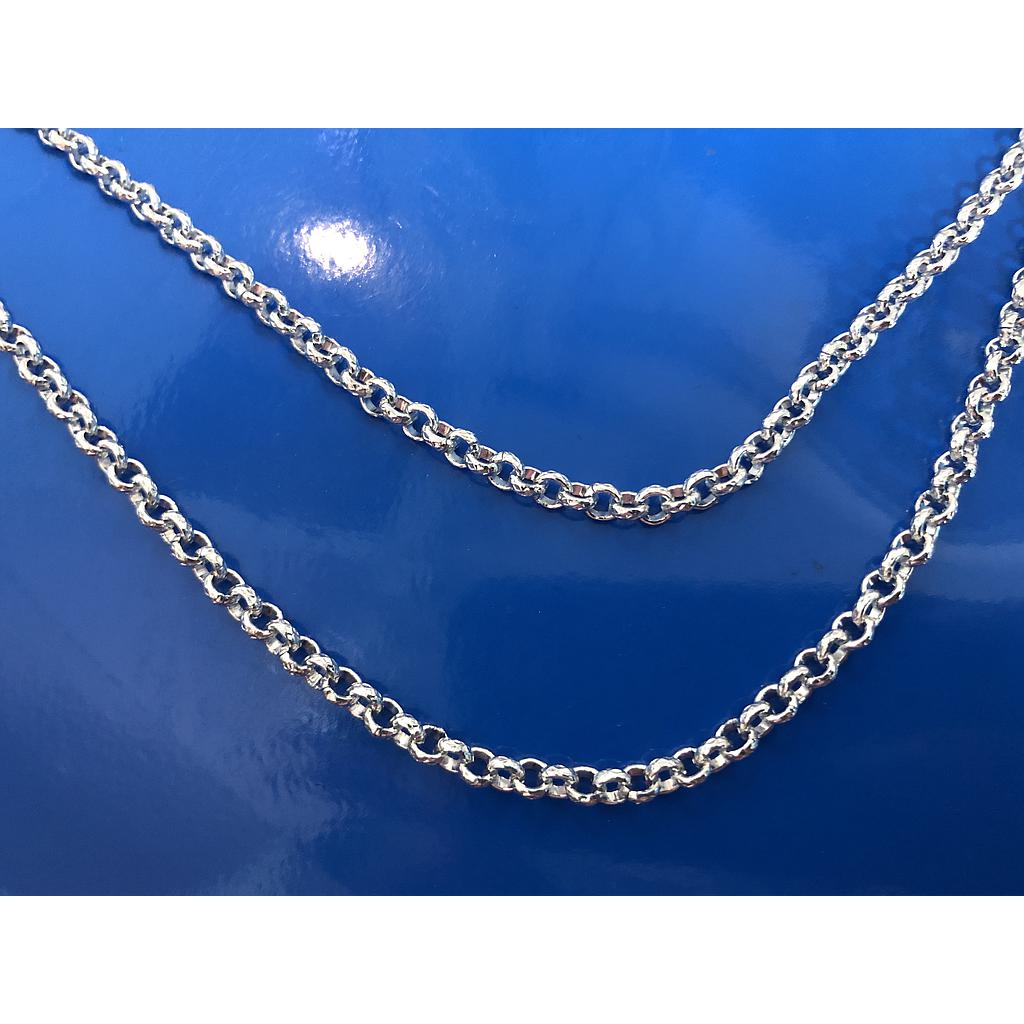 CADENA ALUMINIO PLATEADA