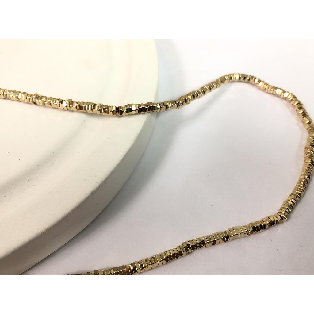 HEMATITA DISCO HEXAGONAL 3MM