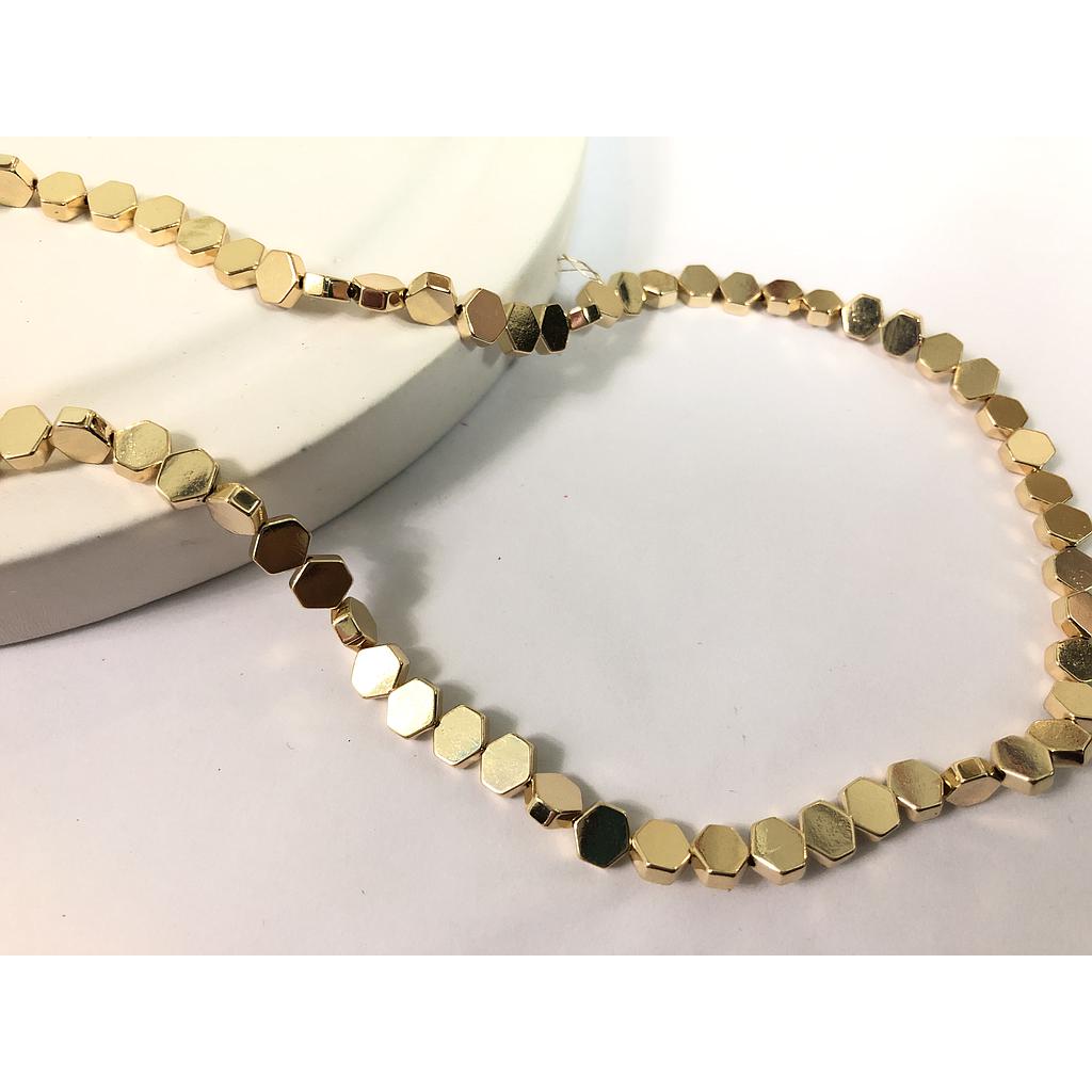 HEMATITA HEXAGONO 6MM