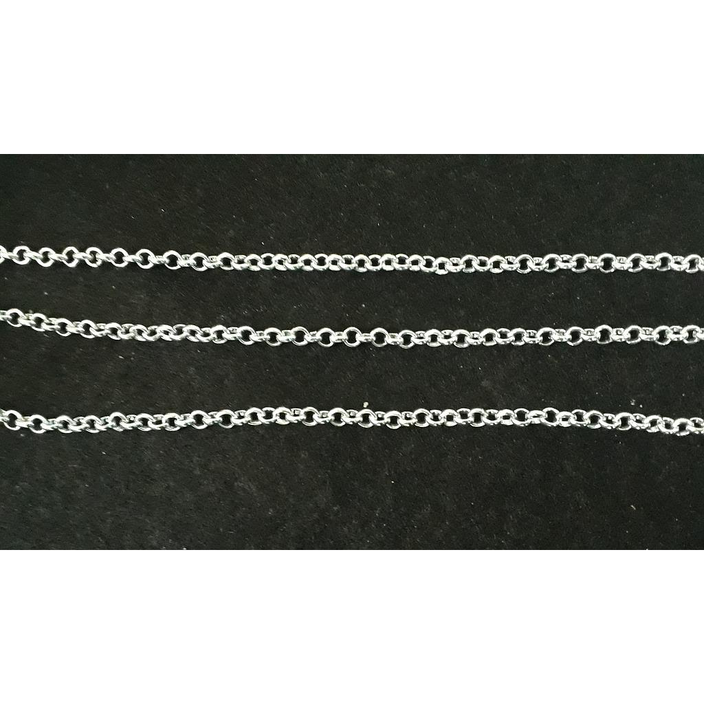 CADENA DE ALUMINIO PLATEADA