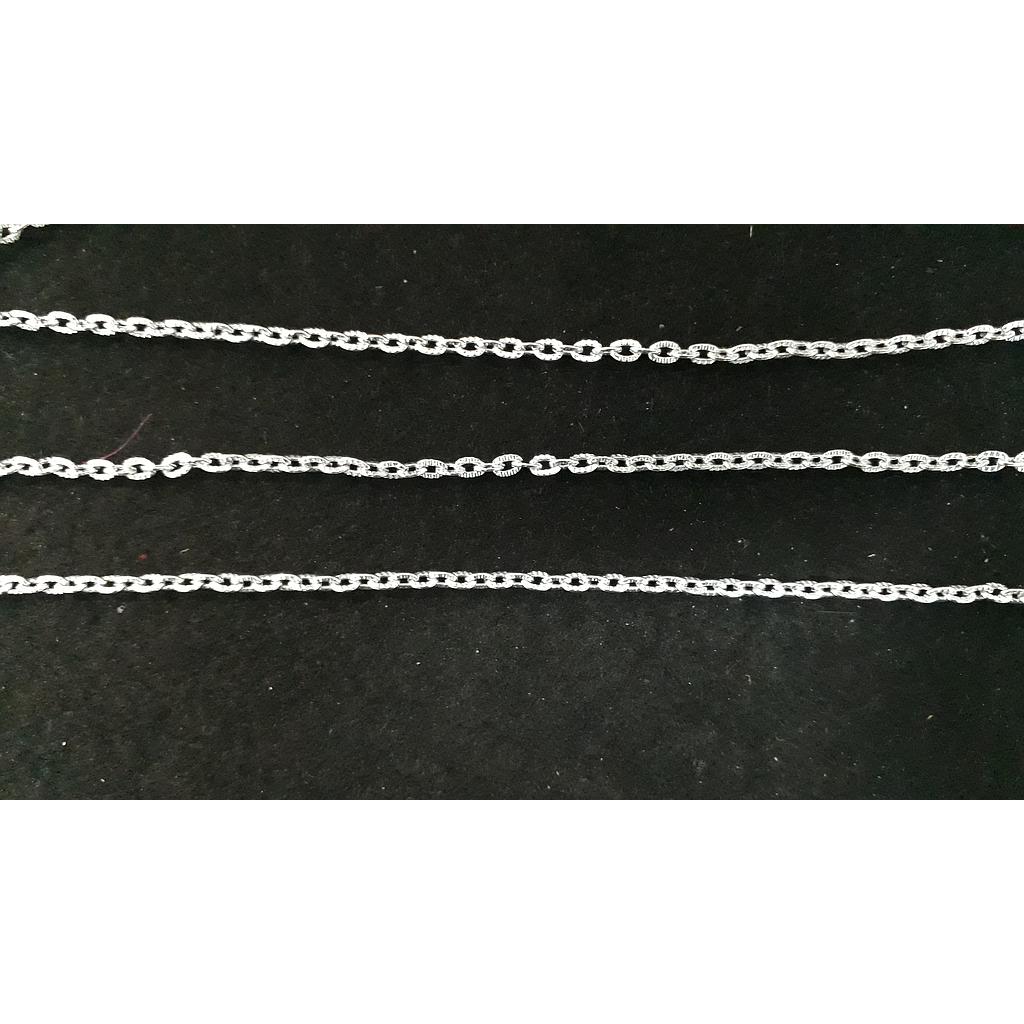 CADENA DE ALUMINIO PLATEADA