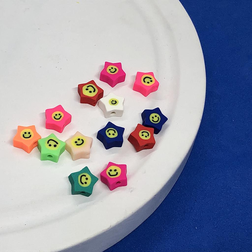 FIMO ESTRELLA FELIZ 6PCS