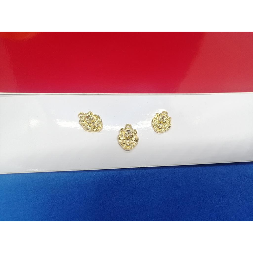 DIJE DE LEON ELECTROENCHAPADO 18MM