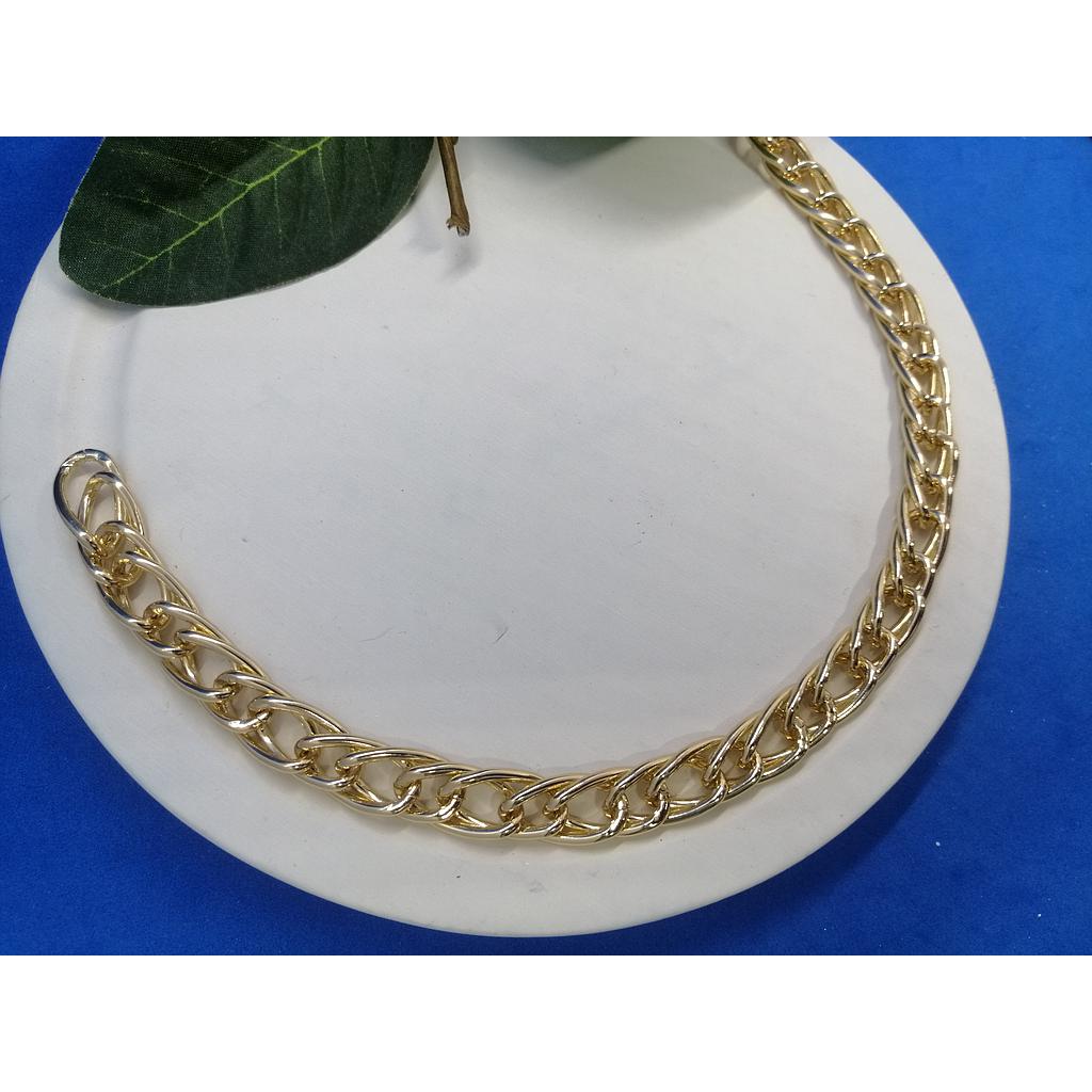 CADENA DE ALUMINIO DORADA