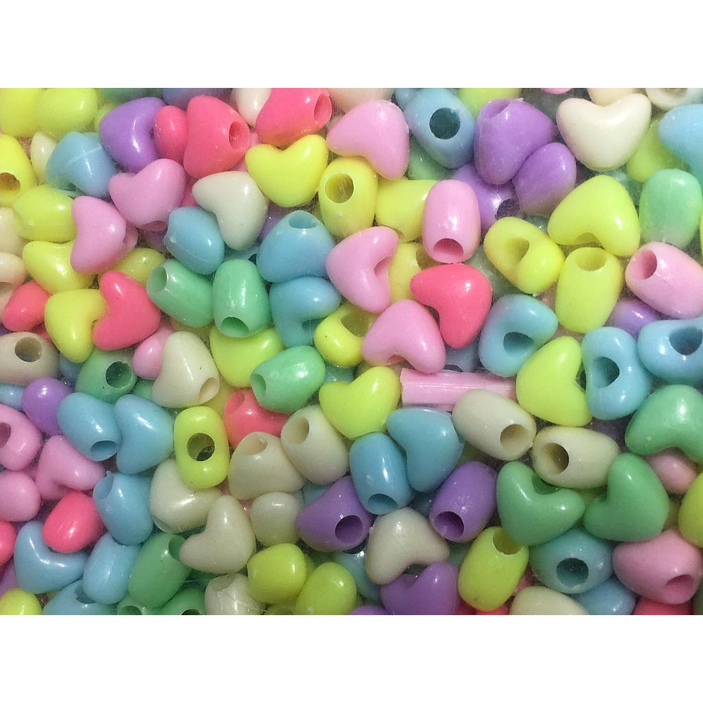 PAQUETE CORAZONES ACRILICOS