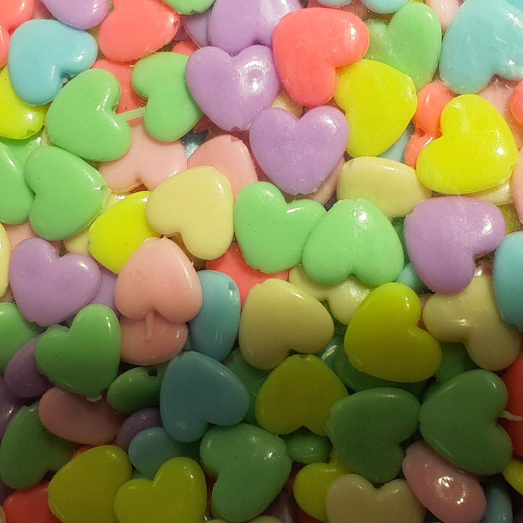 CORAZONES ACRILICOS PAQUETE