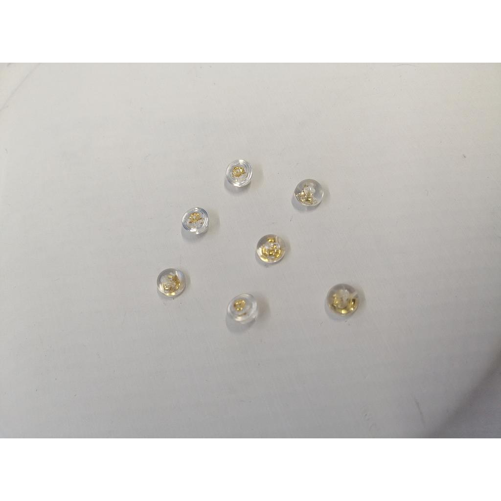 GOMITAS CON MARIPOSA DE PLATA