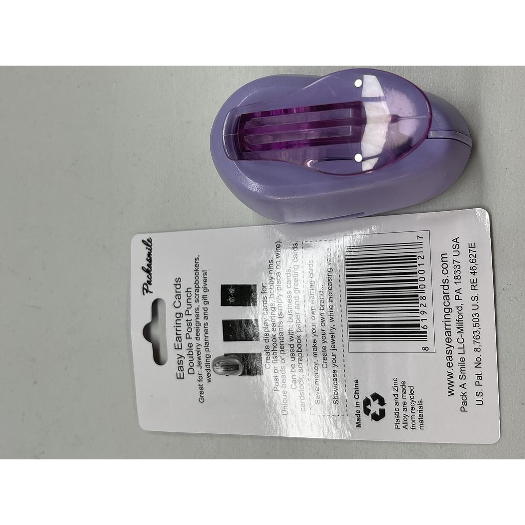 PUNCH PERFORADORA PARA CARTON DOBLE AGUJERO ARETE