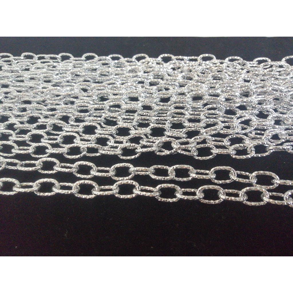 CADENA DE ALUMINIO PLATEADA 14MM
