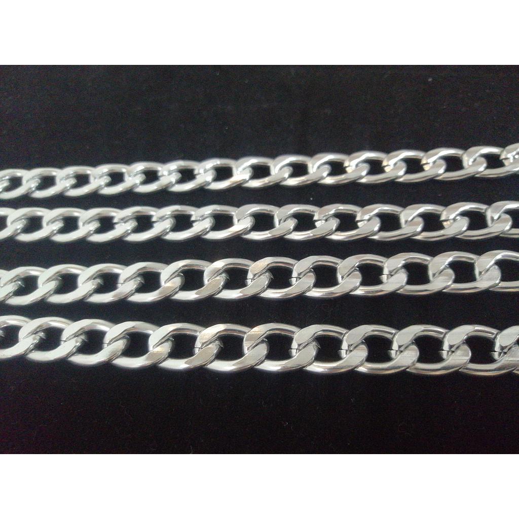 CADENA DE ALUMINIO PLATEADA 17MM