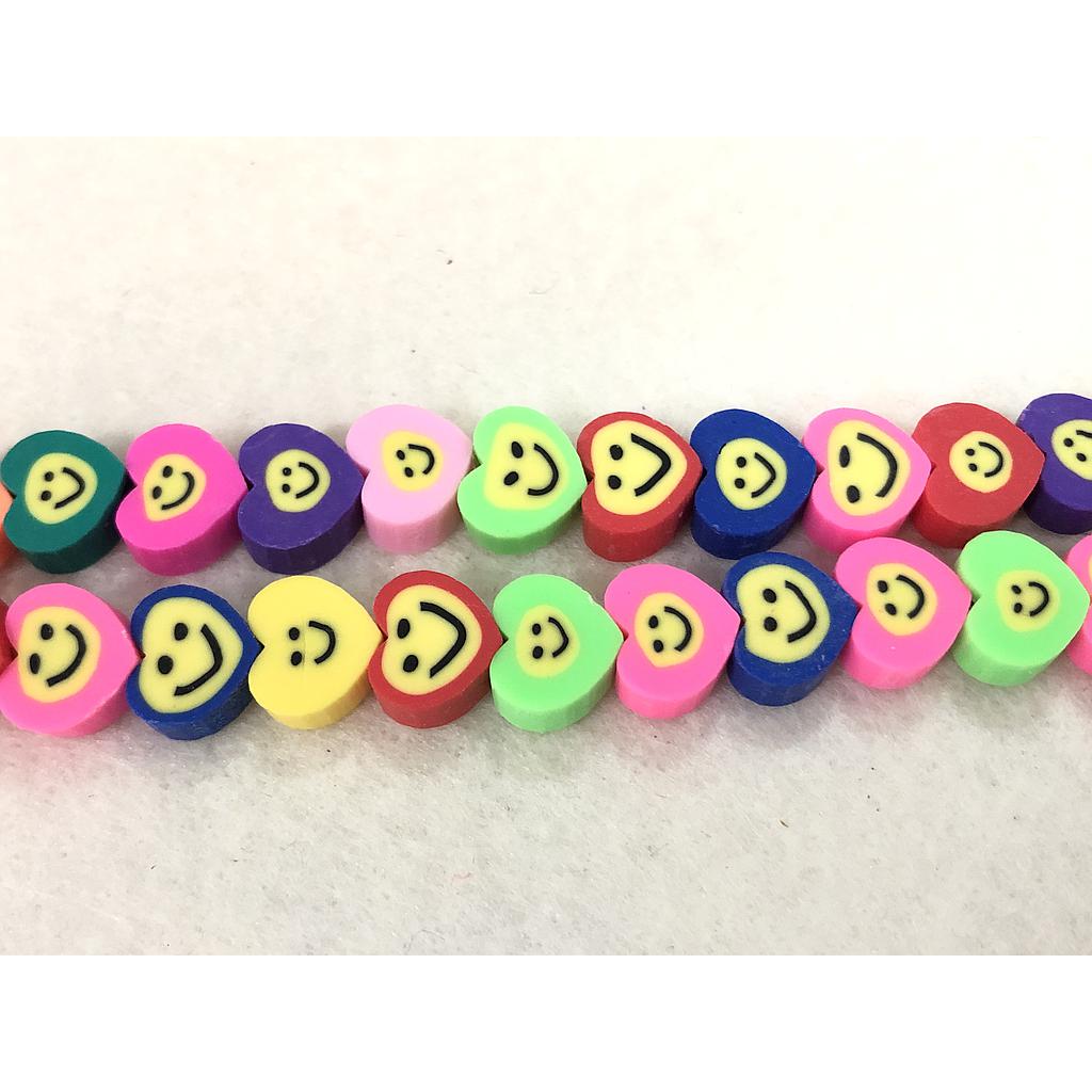 FIMO CORAZON Y CARITA