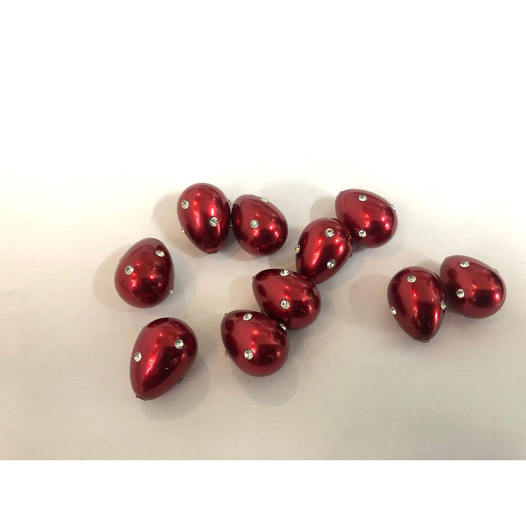 PERLA ACRILICA CON CRISTAL