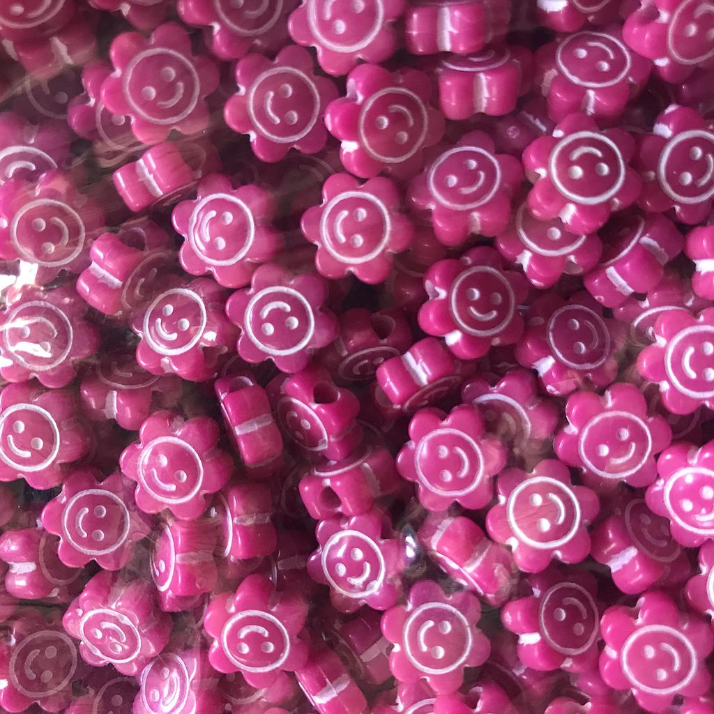 SEPARADOR ACRILICO FLOR Y CARITA 10 GRAMOS