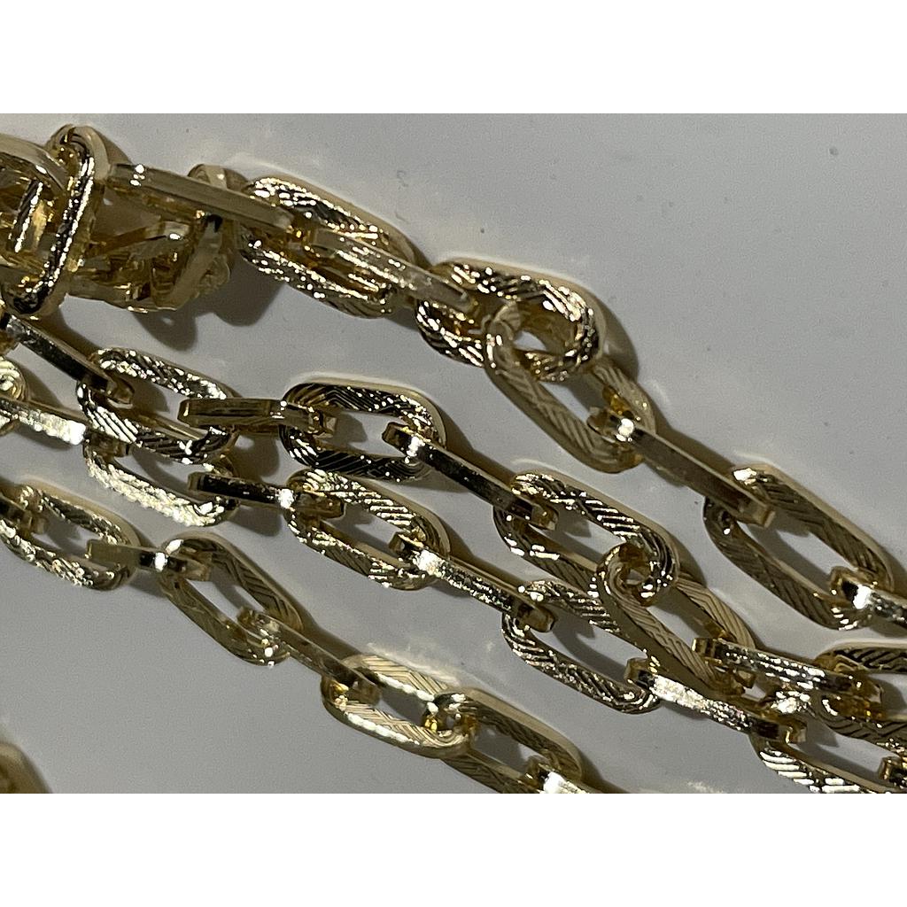 CADENA DE ALUMINIO DORADA PAQUETE 50M