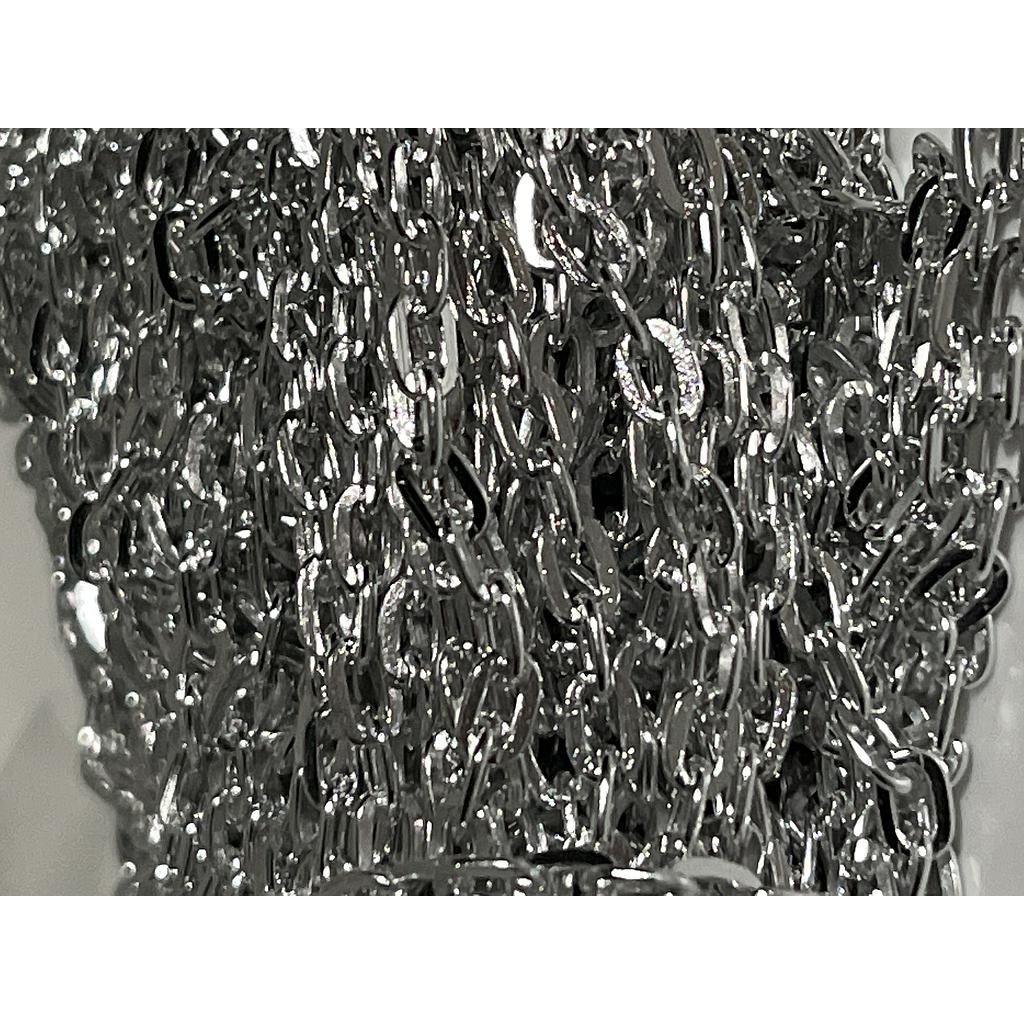 CADENA DE ALUMINIO PLATEADA