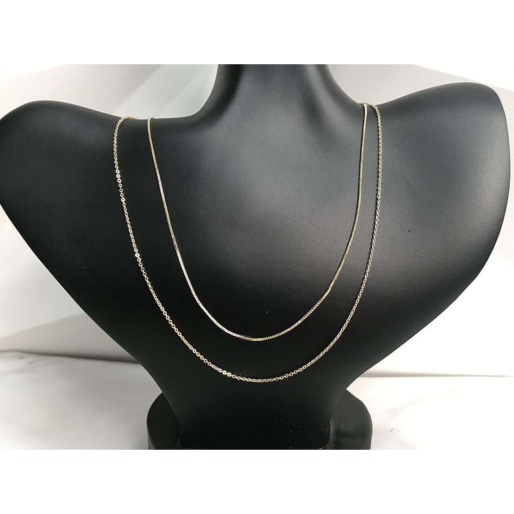 CADENA TERMINADA PUNTA AGUJA ELECTROENCHAPADO CLK18