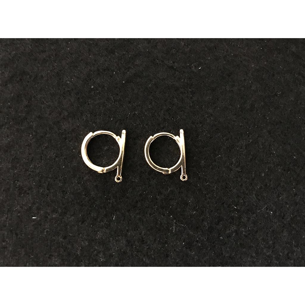 HUGGIE 14MM ELECTROENCHAPADO