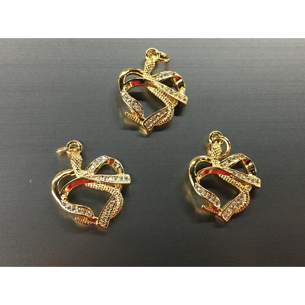 DIJE CORAZON MICROCIRCONIA