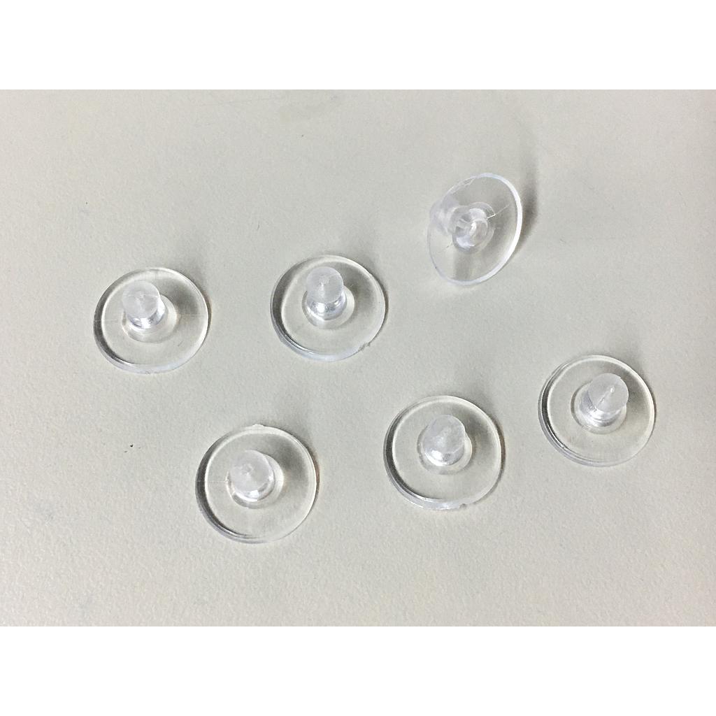 TAPONES DE GOMA PARA ARETES 50PCS