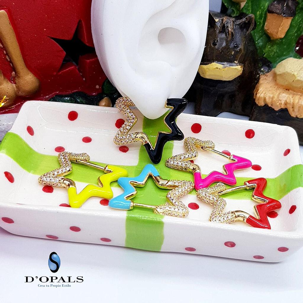 HUGGIE ESTRELLA ENAMEL MICROCIRCONIA