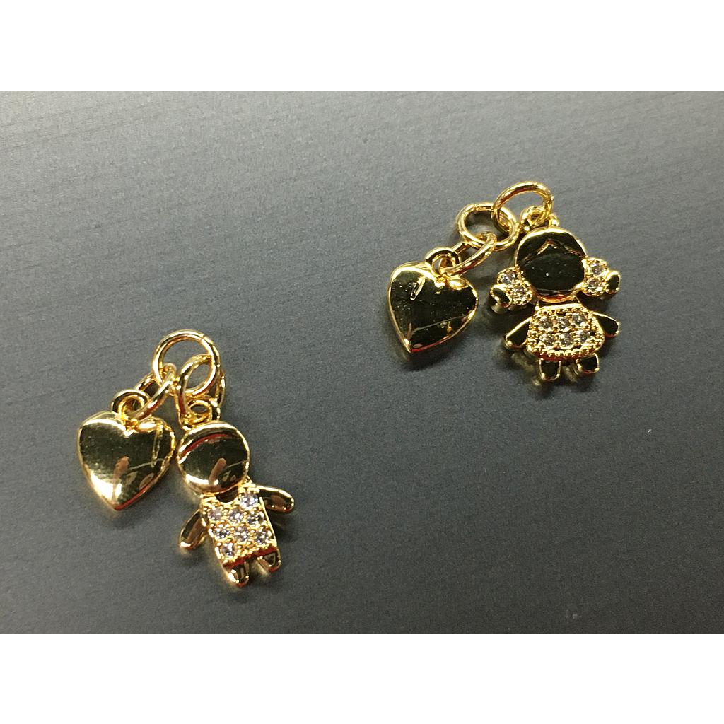 DIJE NIÑOS ENAMEL MICROCIRCONIA