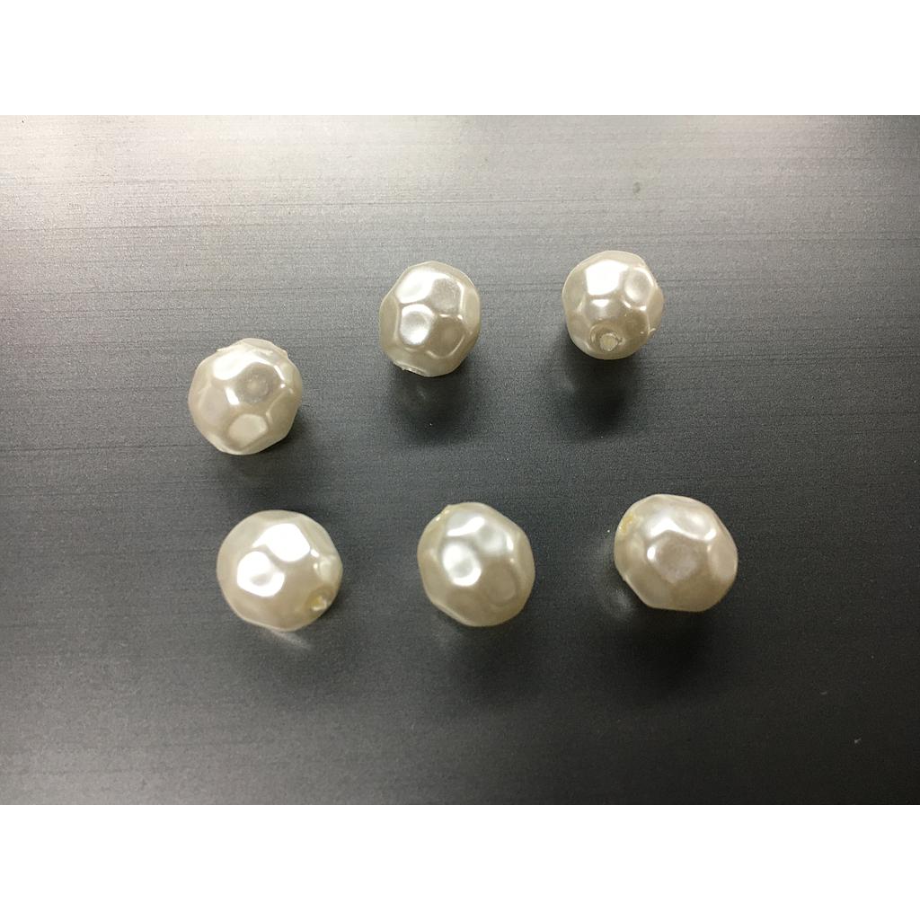 PERLA ACRILICA FACETADA 10MM 100PCS