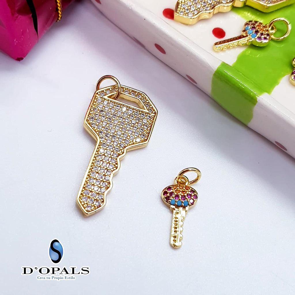 DIJE LLAVES MICROCIRCONIA