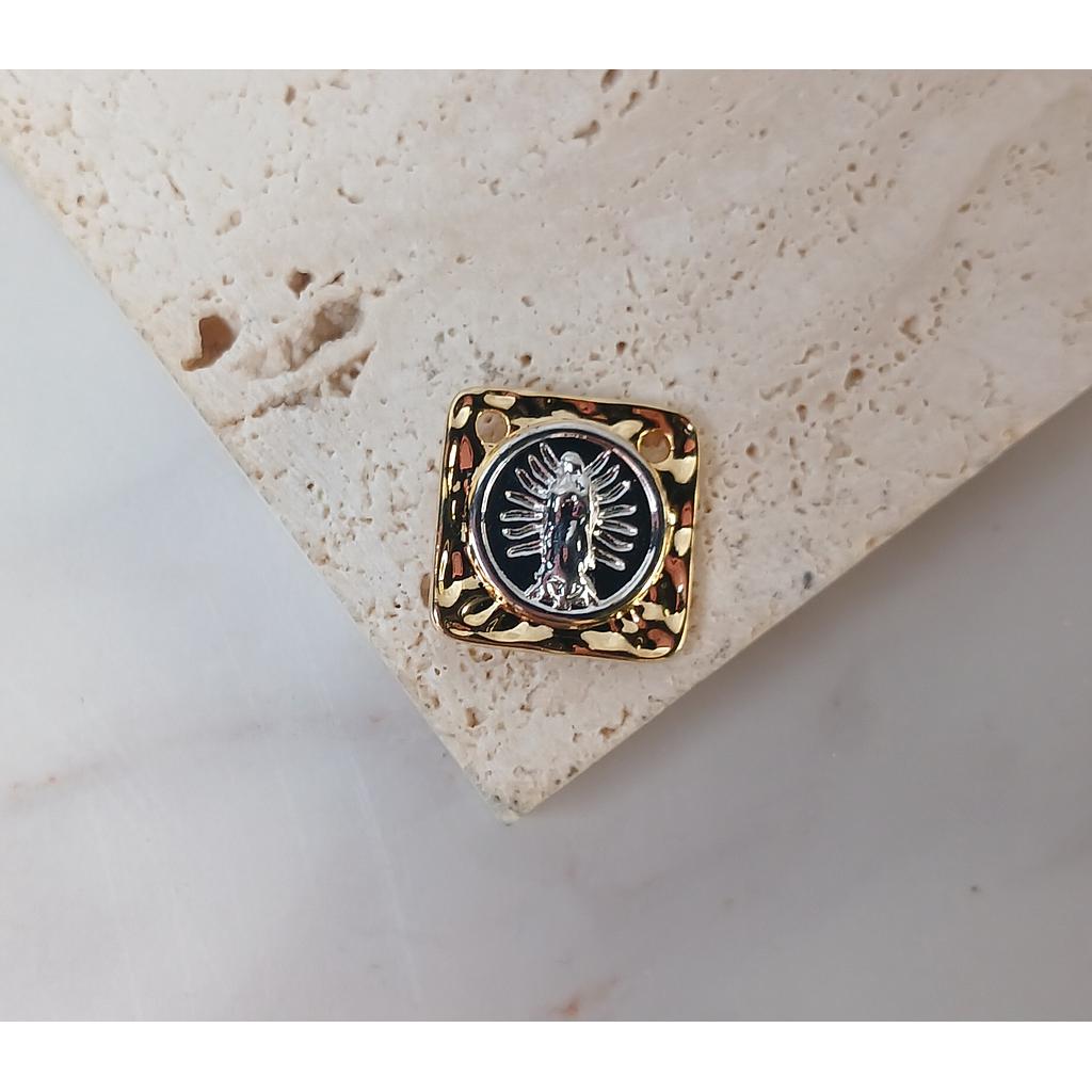 DIJE ESCAPULARIO VIRGEN GUADALUPE MICROCIRCONIA