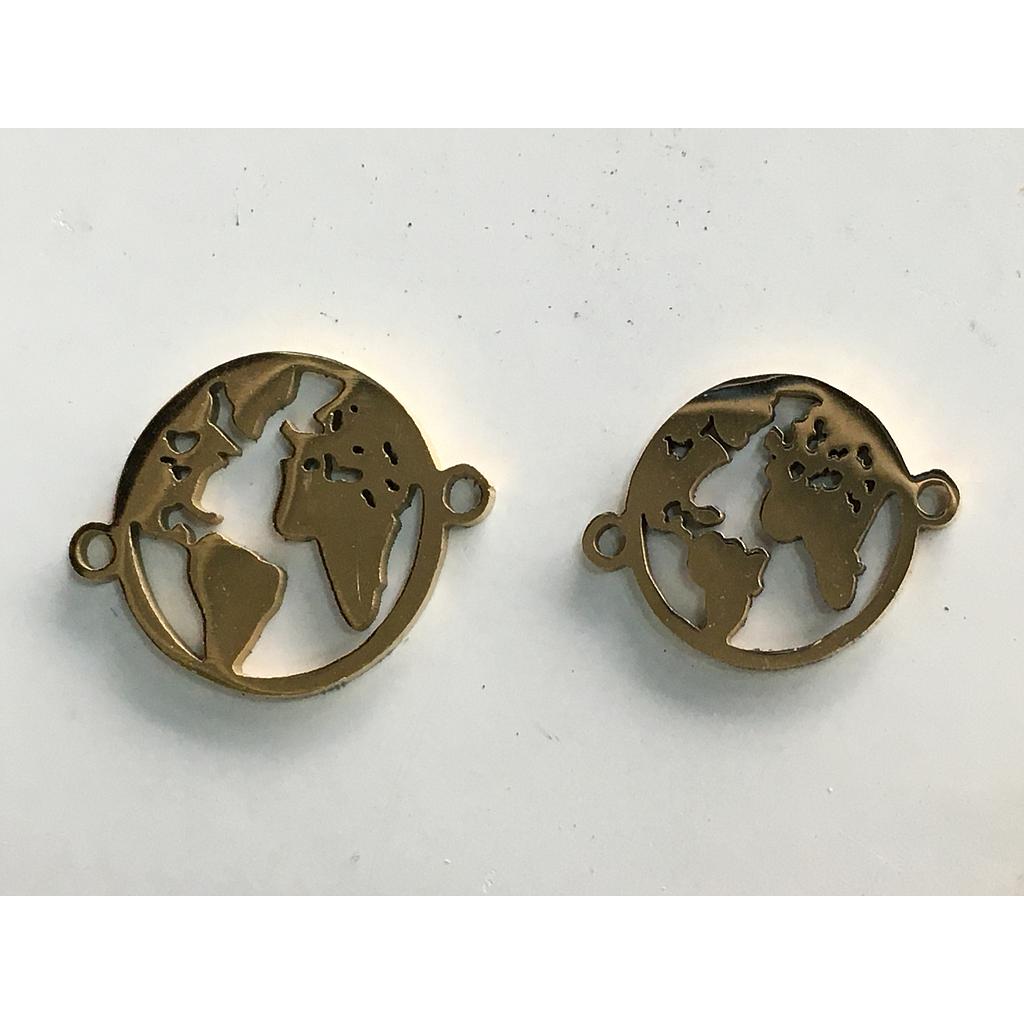 DIJE MAPA MUNDI ACERO