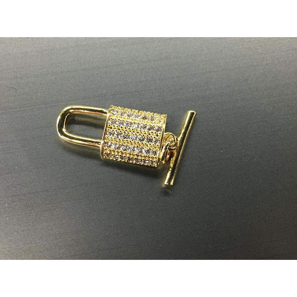 BROCHE CANDADO MICROCIRCONIA